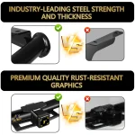 Geteen Class III Trailer Hitch for 2" Receiver – Fits 2014-2019 Toyota Highlander & Lexus RX350L, Multi-Fit for Ball Mount, Cargo Carrier, Bike Rack, Tow Hook - Image 4